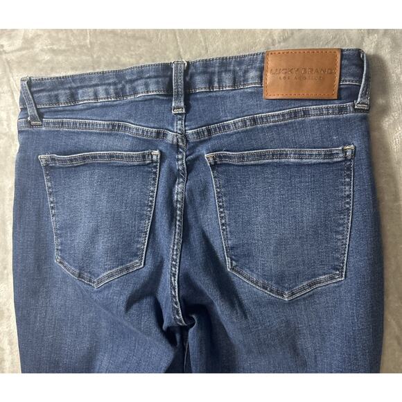 Lucky Brand Lolita Low Rise Boot Womens Blue Jeans 12/31 - Picture 8 of 10